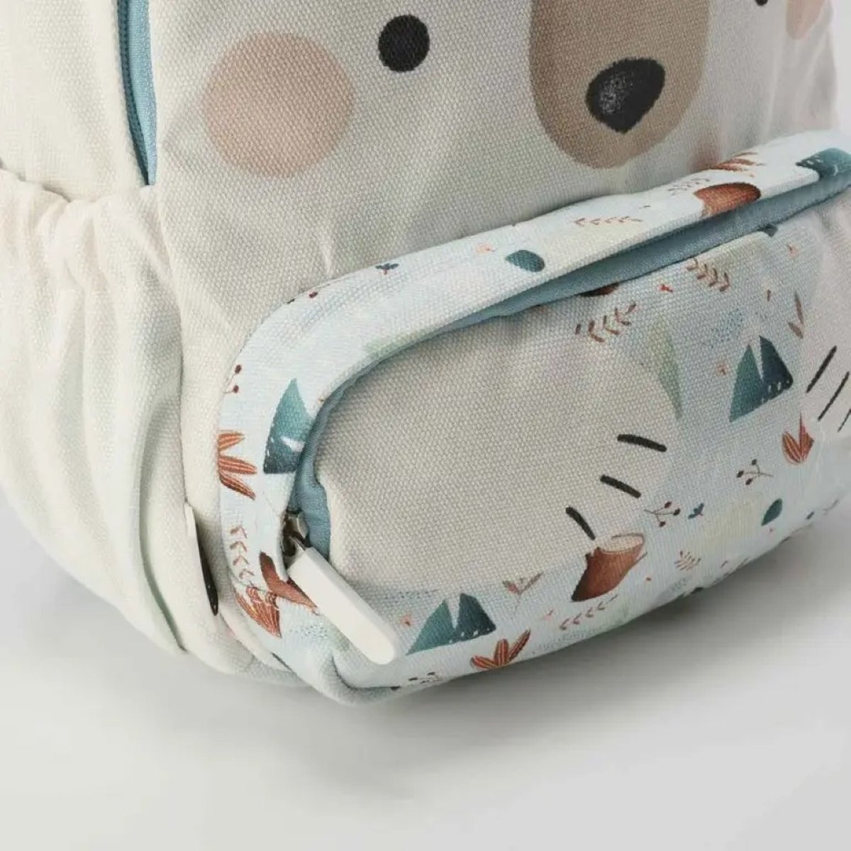 Sac à dos enfant format A4 ours blanc, SASSI JUNIOR