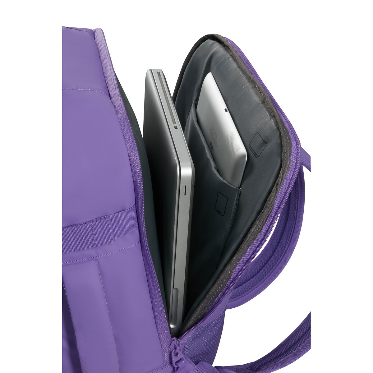 Mochila Underseater Puff S/M Take2Cabin, 15,6" 26.5L, American Tourister violeta, AMERICAN TOURISTER