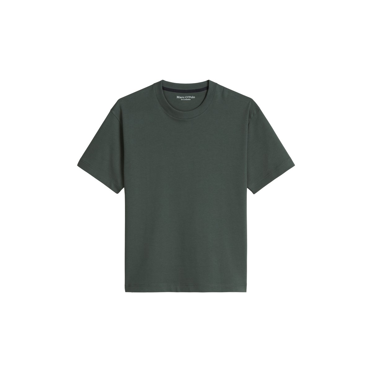 T-shirt relaxed en jersey de coton bio épais gris, MARC O'POLO