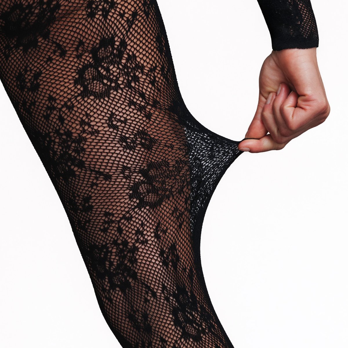 Collants fantaisie JOLIE noir, ROUGEGORGE LINGERIE