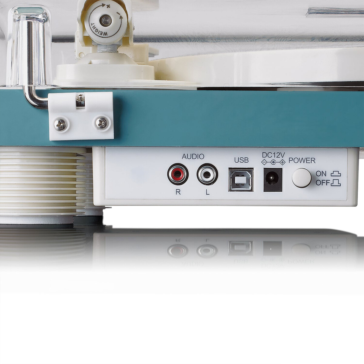 Gira-discos LS 50, LENCO azul, LENCO
