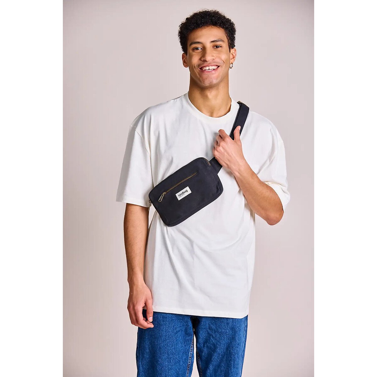 Sac banane rectangulaire, HARRY noir, HINDBAG