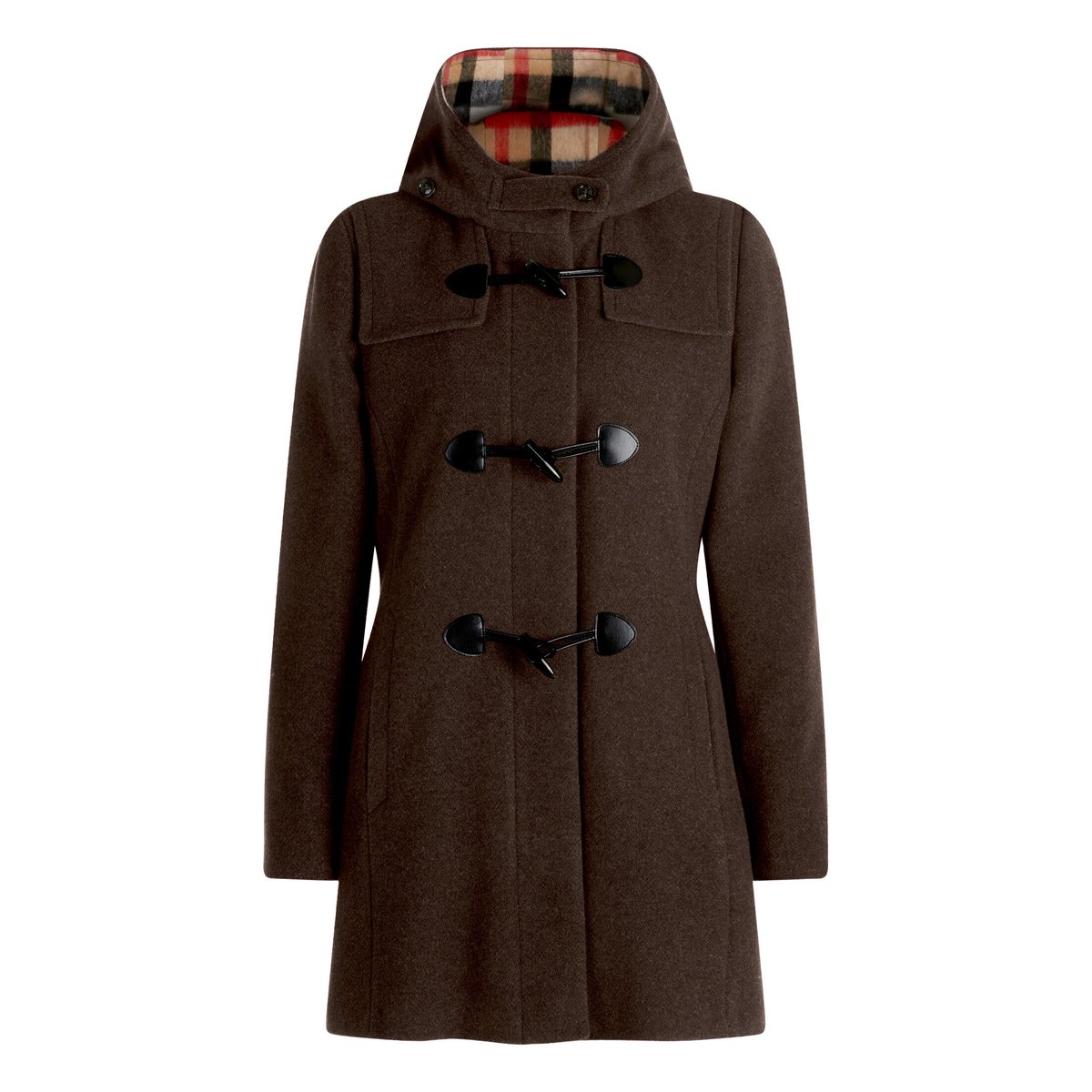 Duffle-coat à capuche marron, GIL BRET
