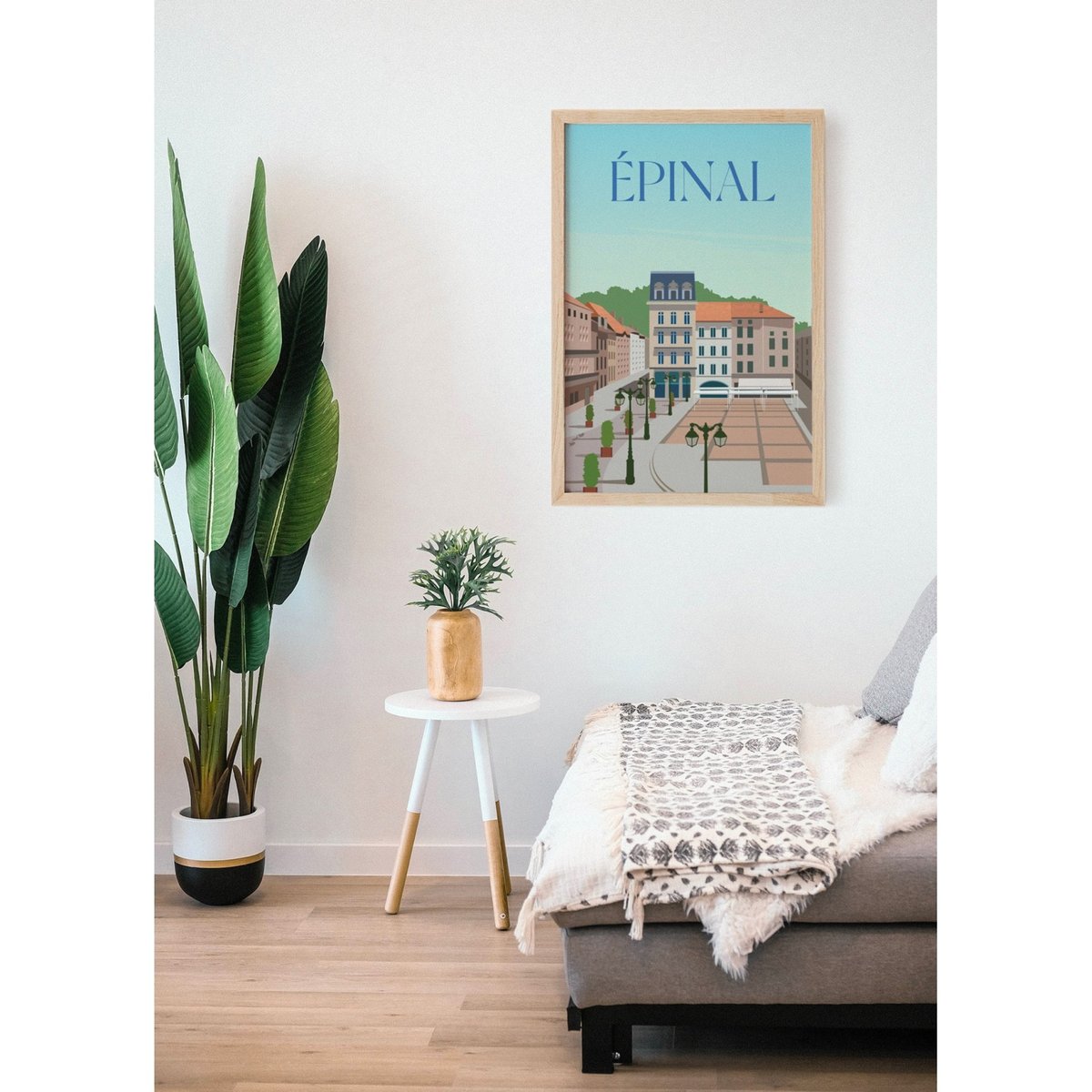 Affiche ville Épinal blanc, L'AFFICHERIE