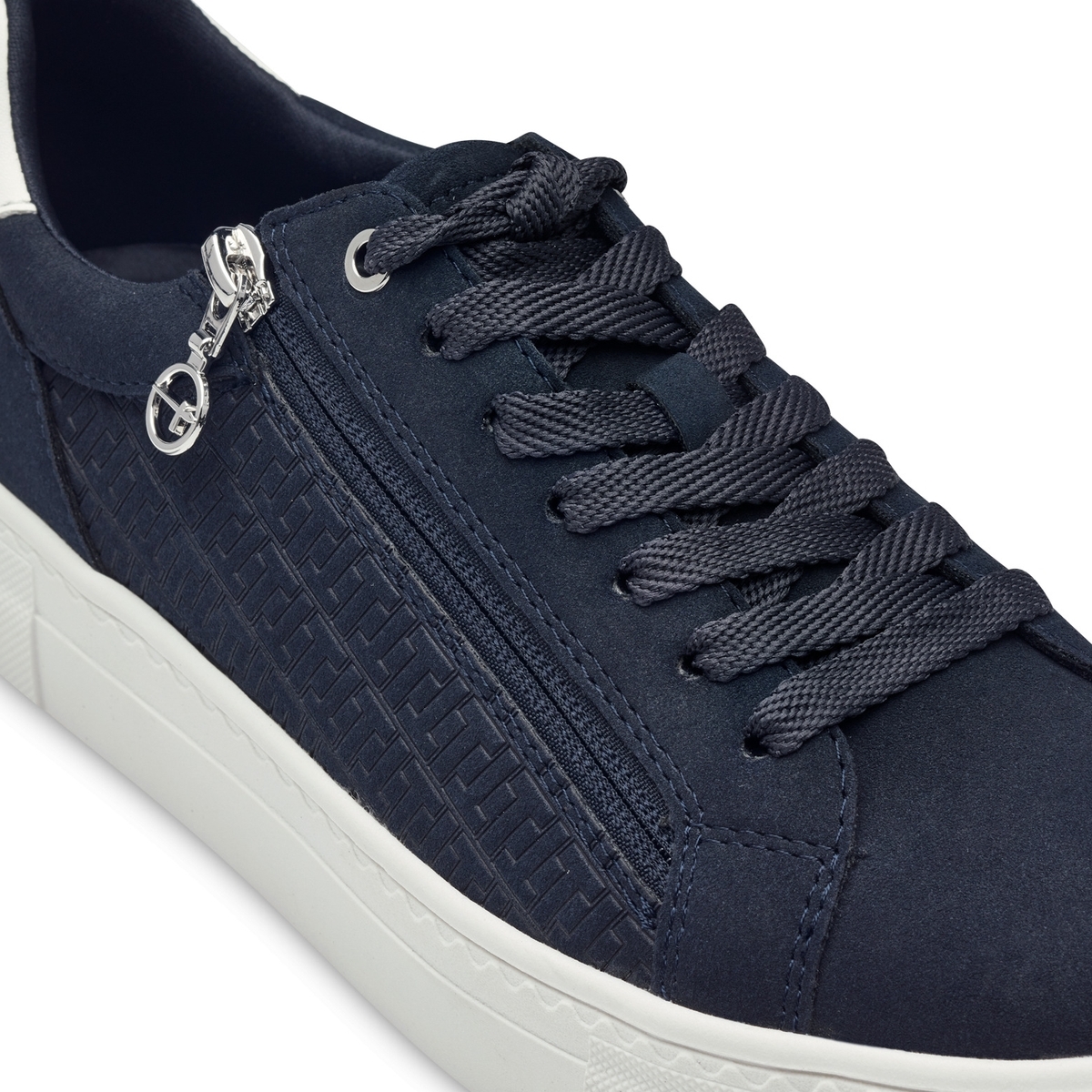 Basket à talon bleu marine, TAMARIS