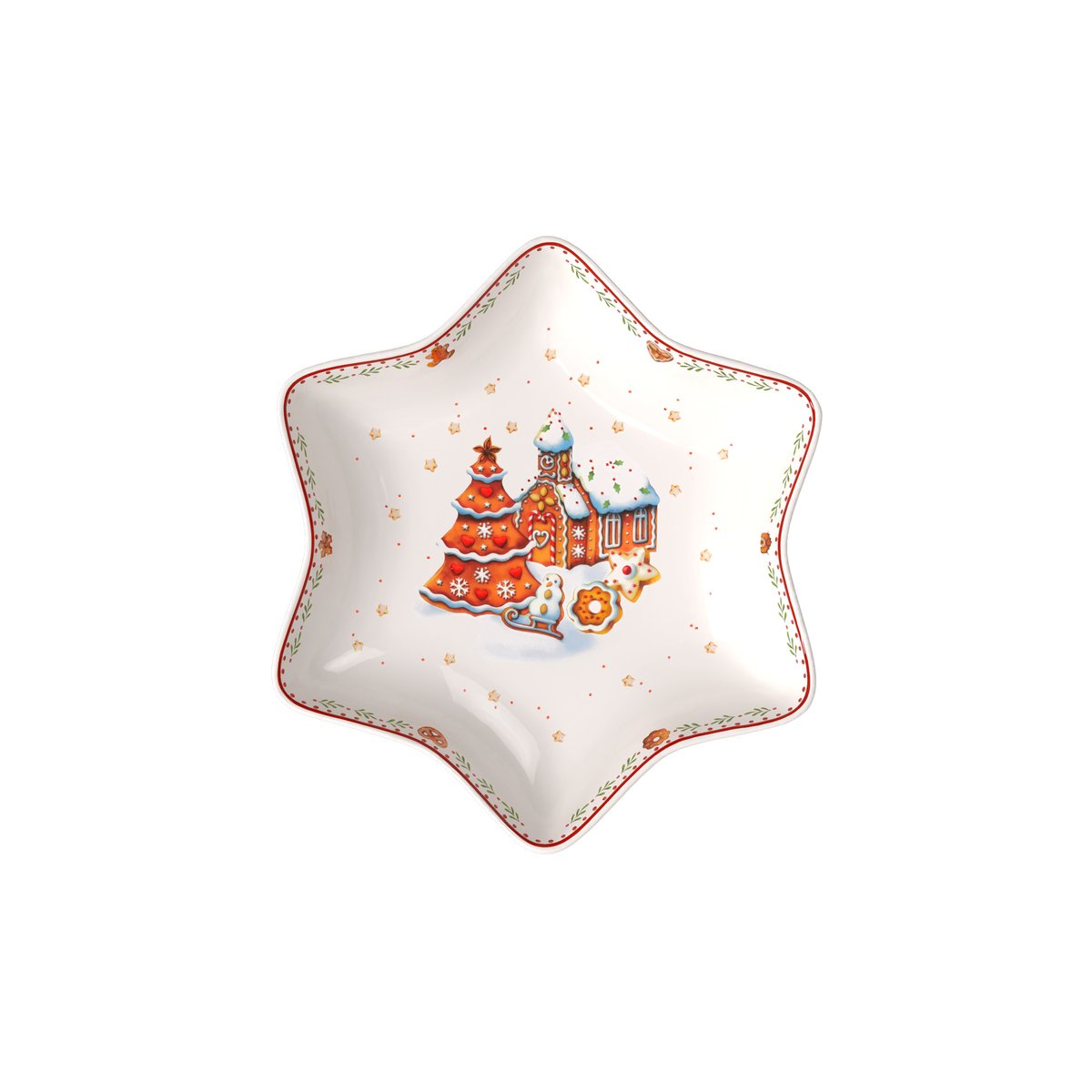 Coupe Étoile Moy., Village En Pain D'ép. WINTER BAKERY DELIGHT couleur unique, VILLEROY & BOCH