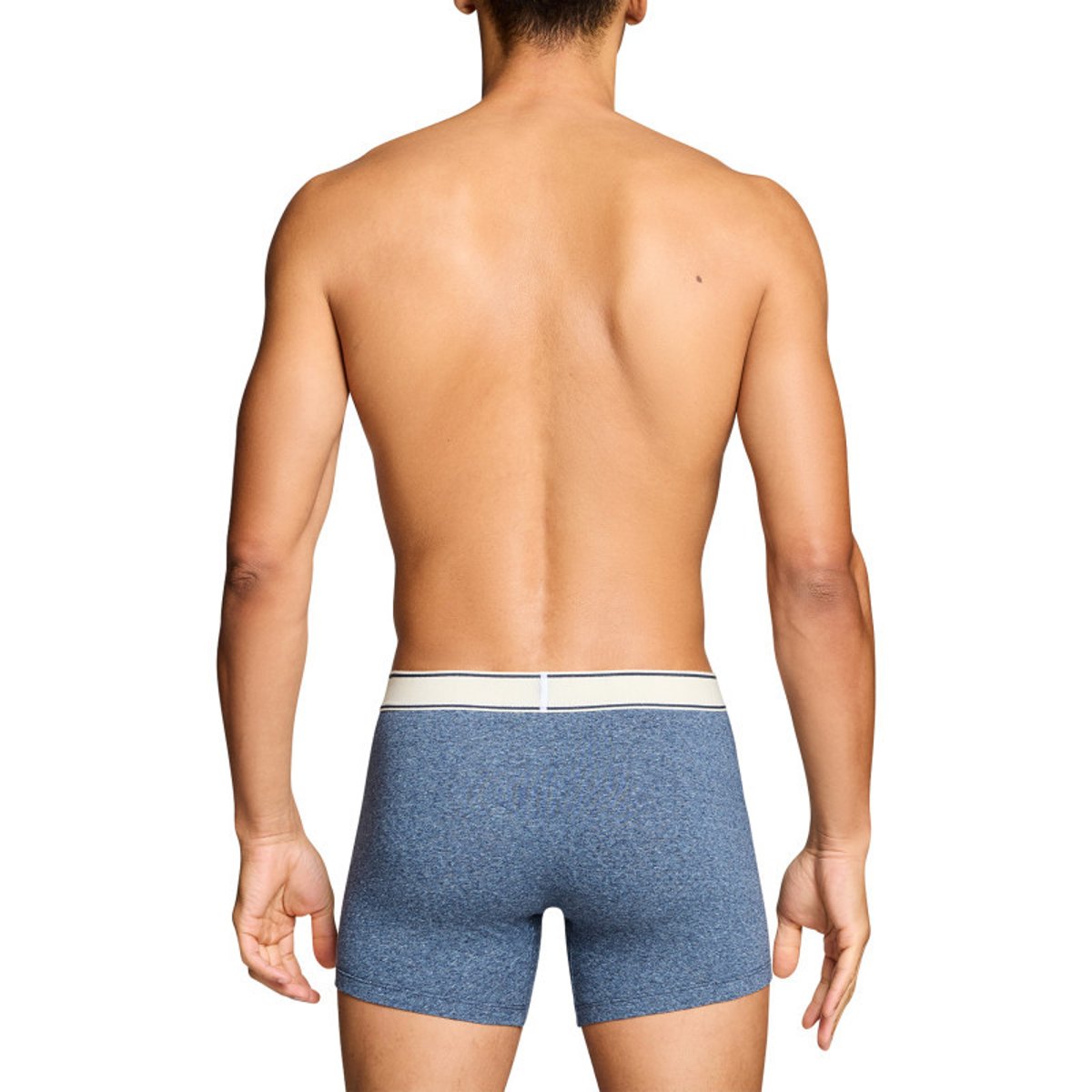 Lot de 2 boxers en coton bleus pourvus de ceintures élastiquées bleu, LEVI'S