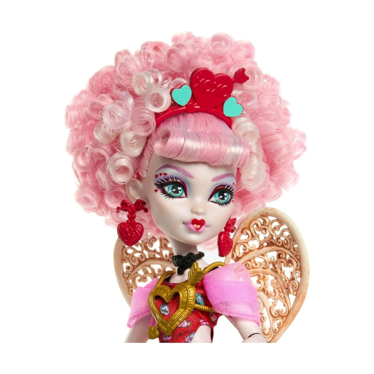 Monster High - Poupée Cupid Asteria monstrueux rose, MATTEL