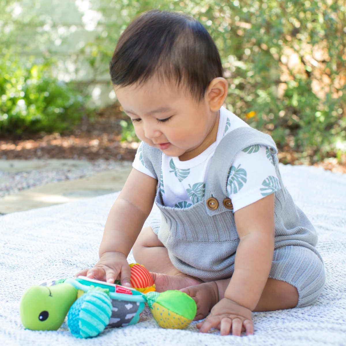 Tortue d'activités miroir multicolore, INFANTINO