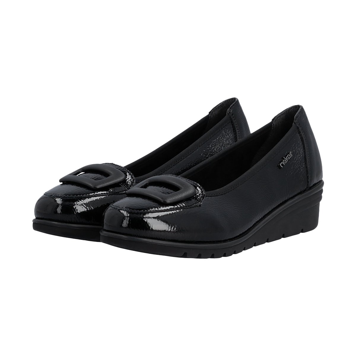 Ballerine Cuir Rgd noir, RIEKER