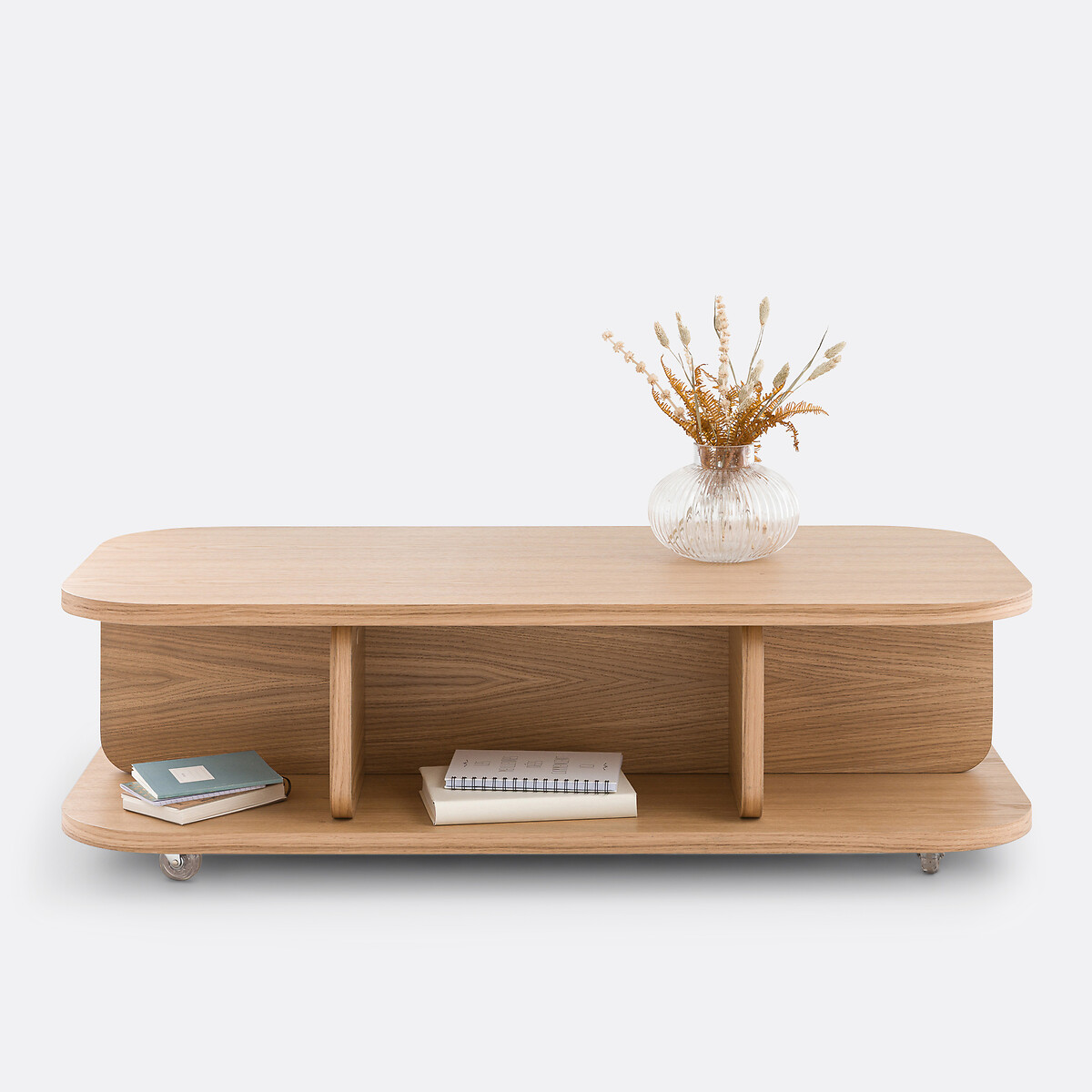 Table basse à roulettes, Riteni naturel, LA REDOUTE INTERIEURS