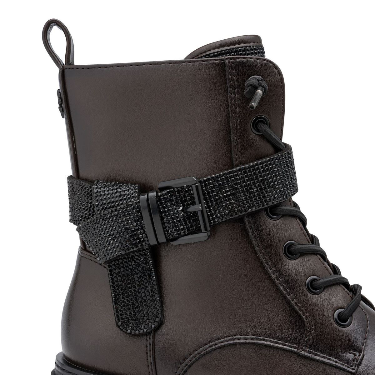 Bottine talon bloc marron mocca, MARCO TOZZI