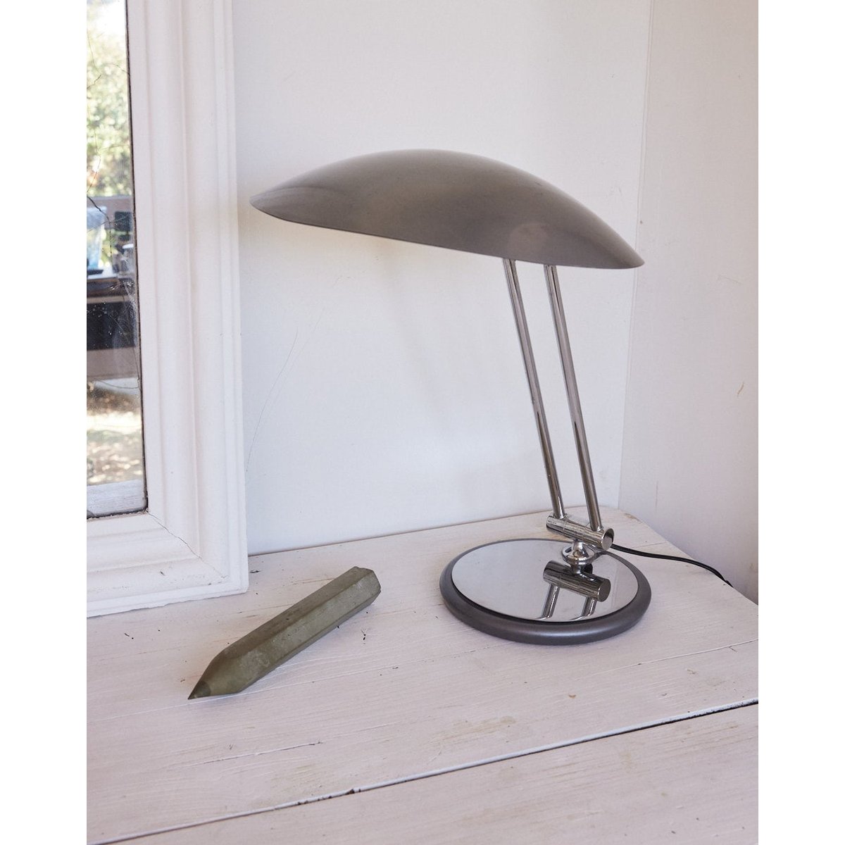 Lampe de bureau vintage Julia N°993 - Bon état gris, DEBONGOUT