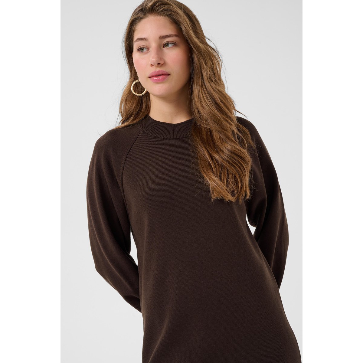 Robe marron java, CREAM