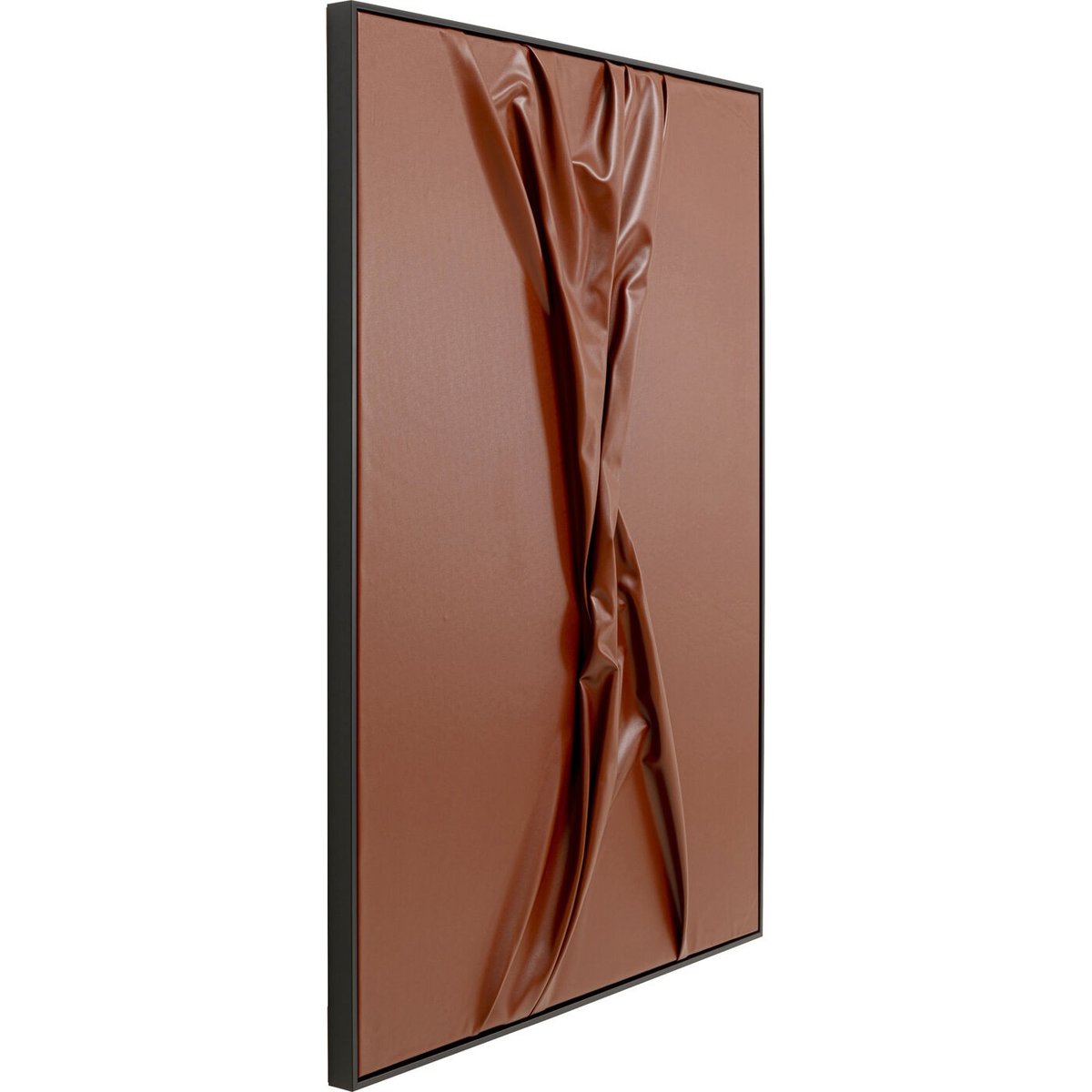 Tableau en papier froissé, CRINCLE marron, KARE DESIGN