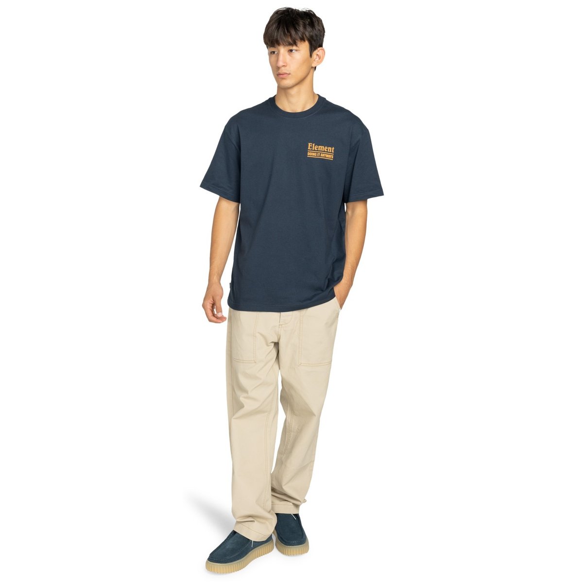 T-shirt à manches courtes ANYWAYS bleu eclipse navy, ELEMENT