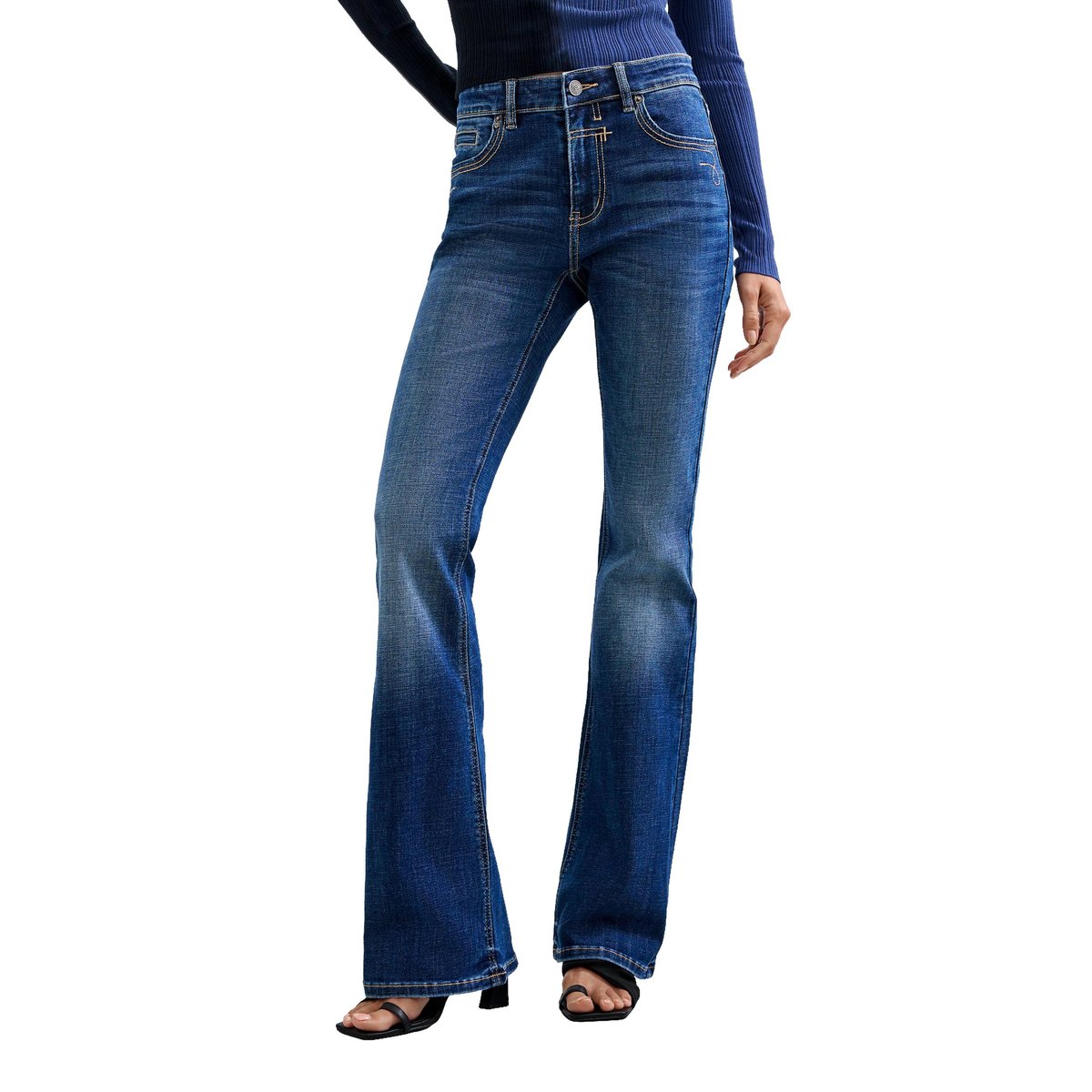 Jean flare bleu, DESIGUAL