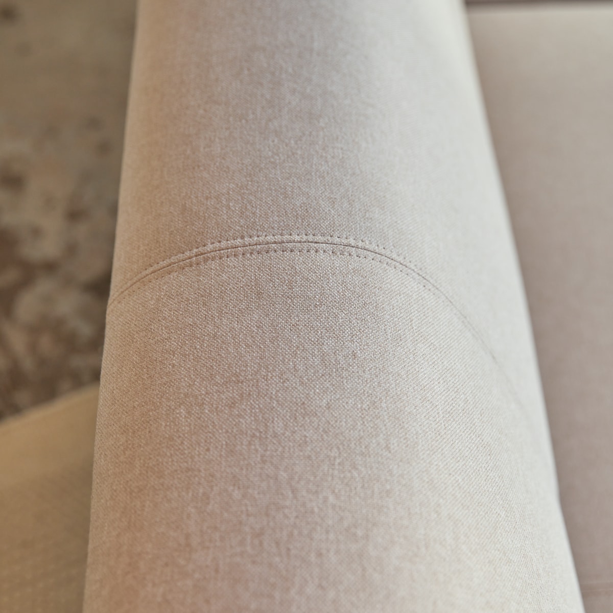 Canapé d'angle en Tissu, FINN beige, TIKAMOON