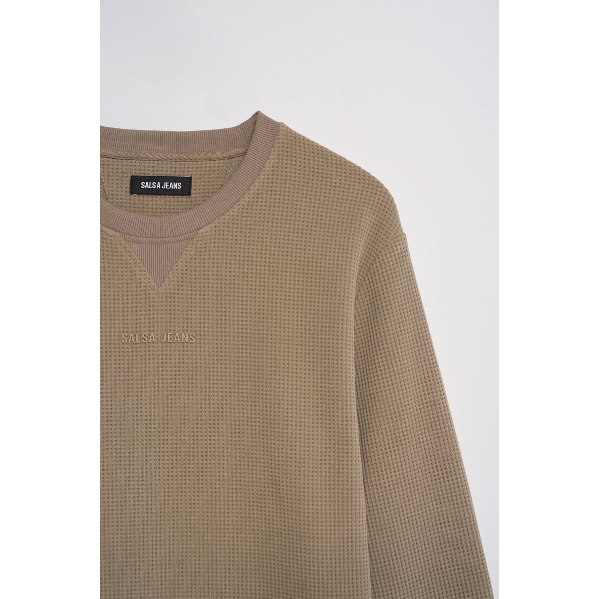 PULL TEXTURÉE beige, SALSA JEANS