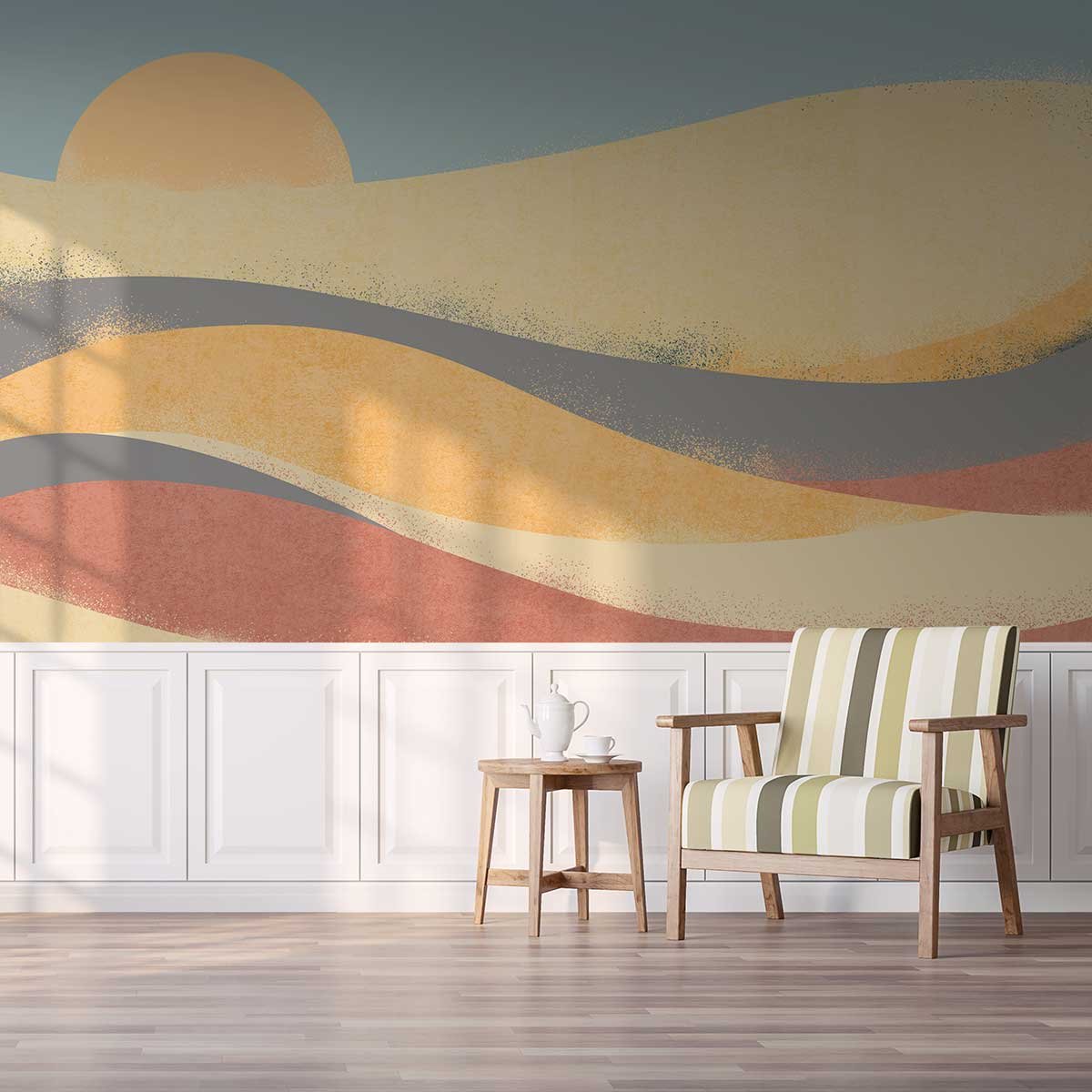 Papier peint dune pastel intissé, HEXOA