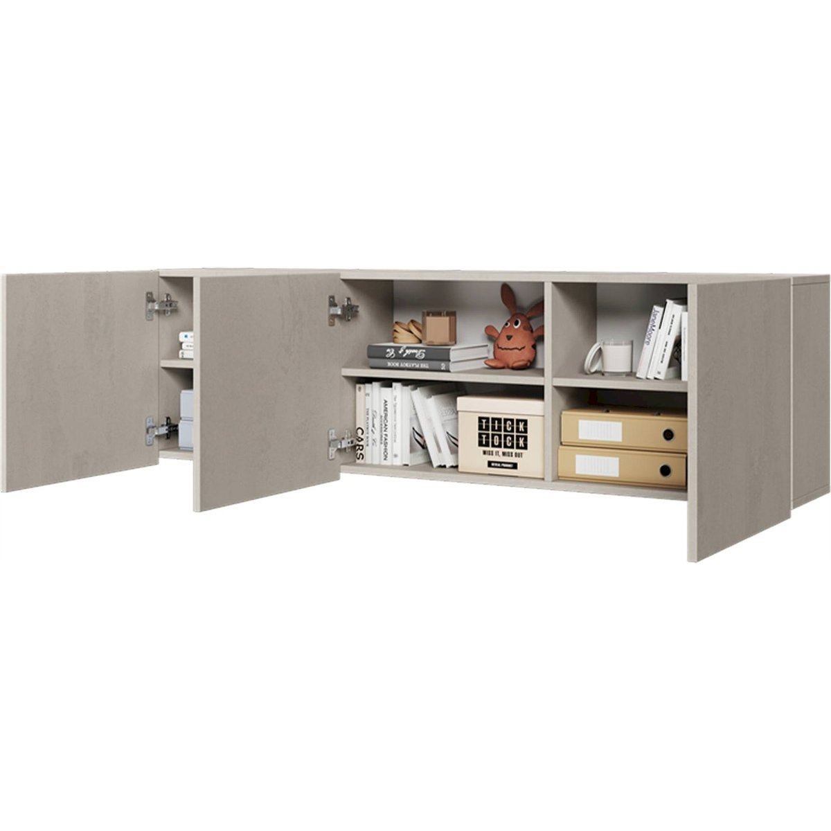 Armoire murale 3 portes collection TEEN FLEX silk flou, RECOLLECTION