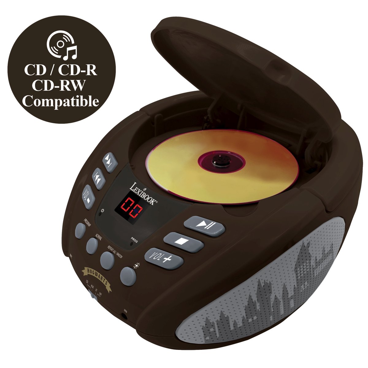 Lecteur CD Bluetooth Harry Potter rose, LEXIBOOK