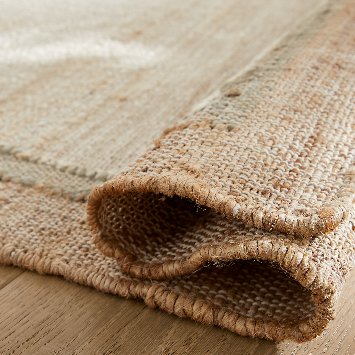 Tapis jute, tissé main, Ishika ecru, AM.PM