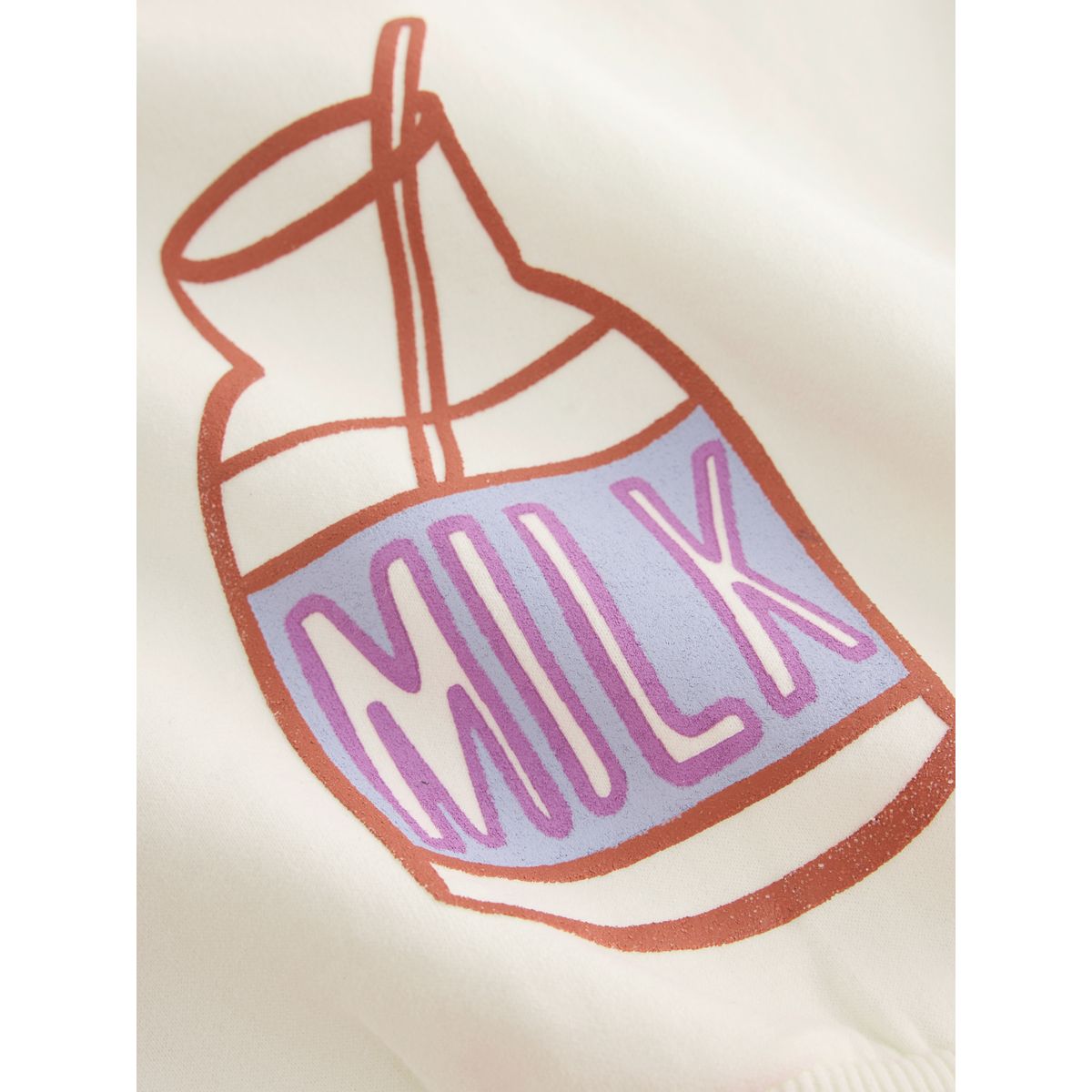 Sweatshirt de cou d'équipage lait à la crème, NEXT