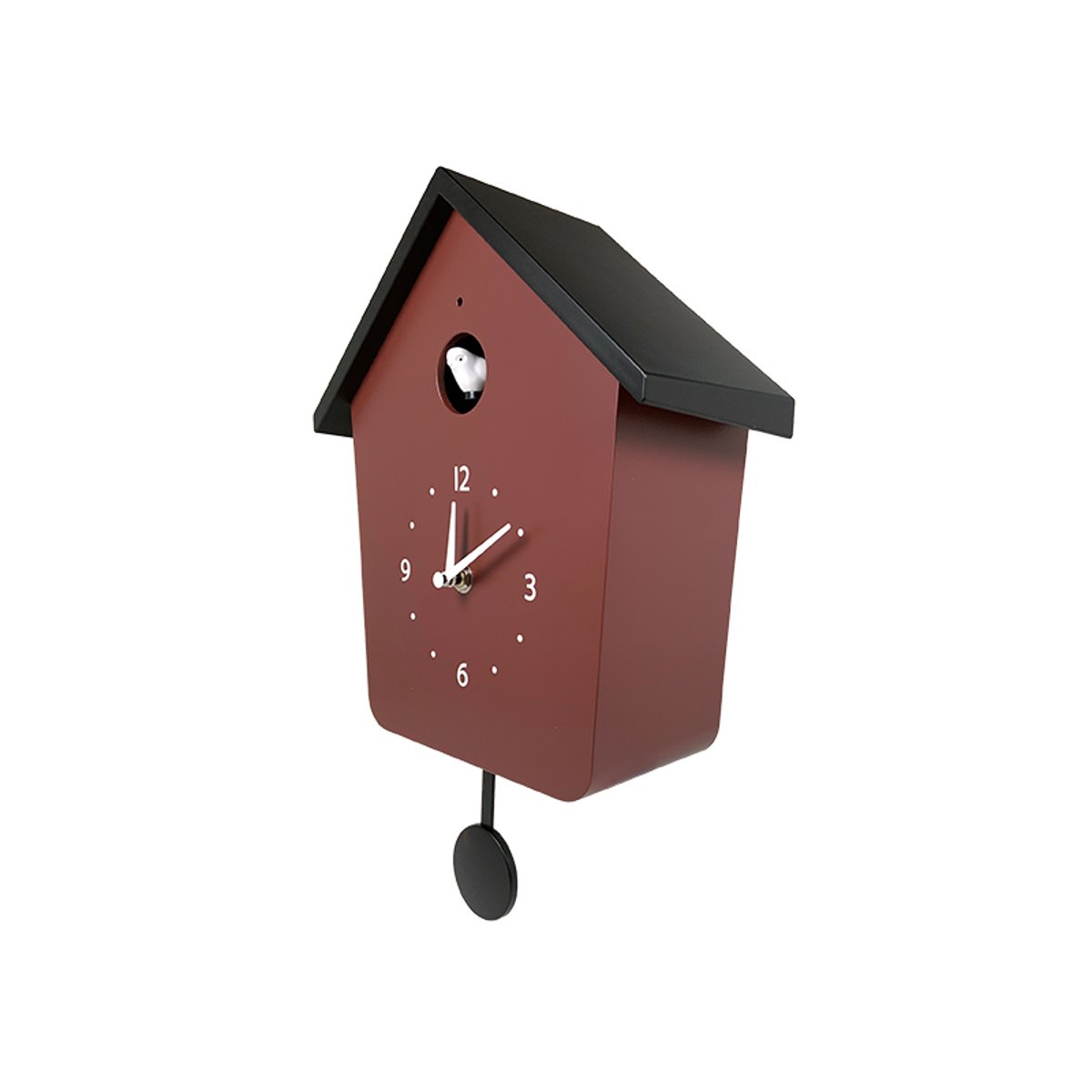 Horloge coucou 23x10x35.4cm rouge, EMDE