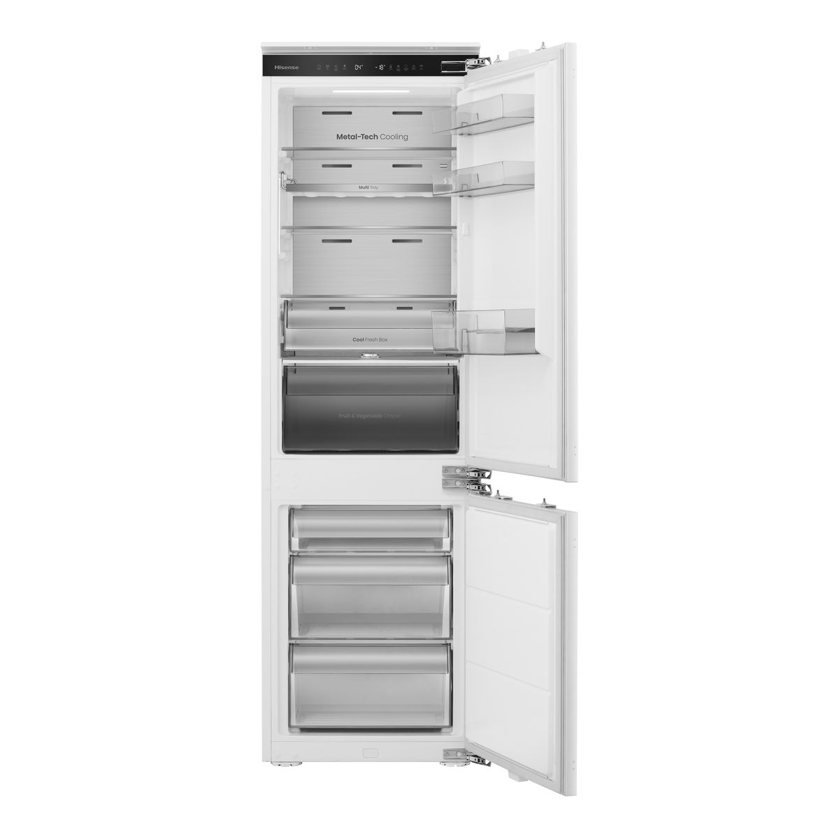 Réfrigérateur combiné encastrable RB3B250SAWC couleur unique, HISENSE