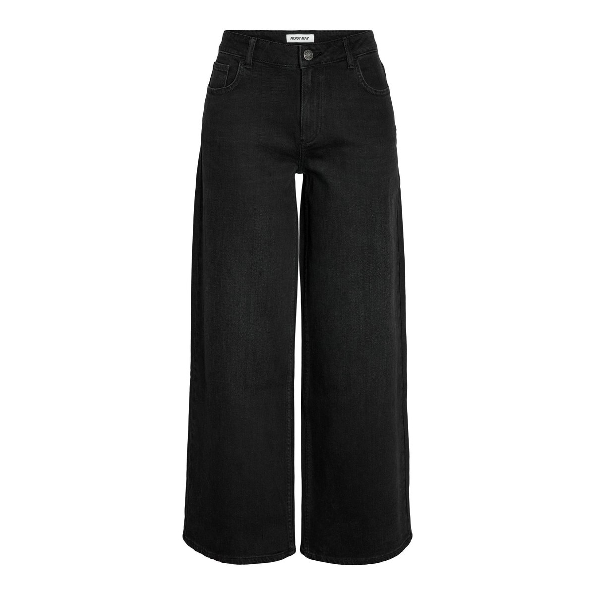 Jean Large noir - washed black1, NOISY MAY