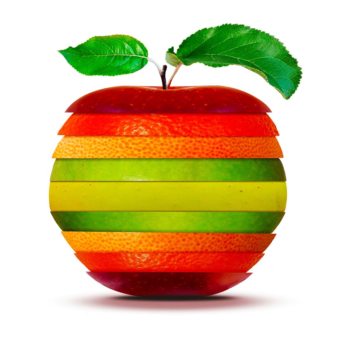 Tableau cuisine pomme orange citron tableau alu dibond, HEXOA