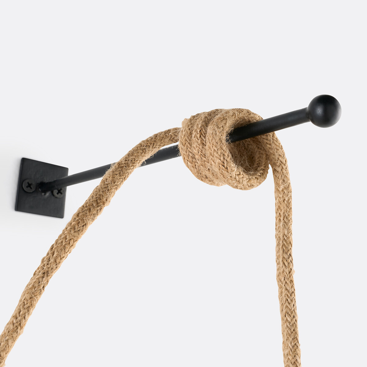 Confezione da 2 ganci di fissaggi a muro, Baulind nero , LA REDOUTE INTERIEURS