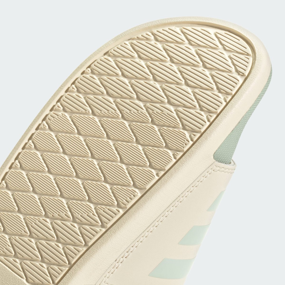 Claquettes Adilette Comfort wonder white / linen green met. / linen green met., ADIDAS SPORTSWEAR