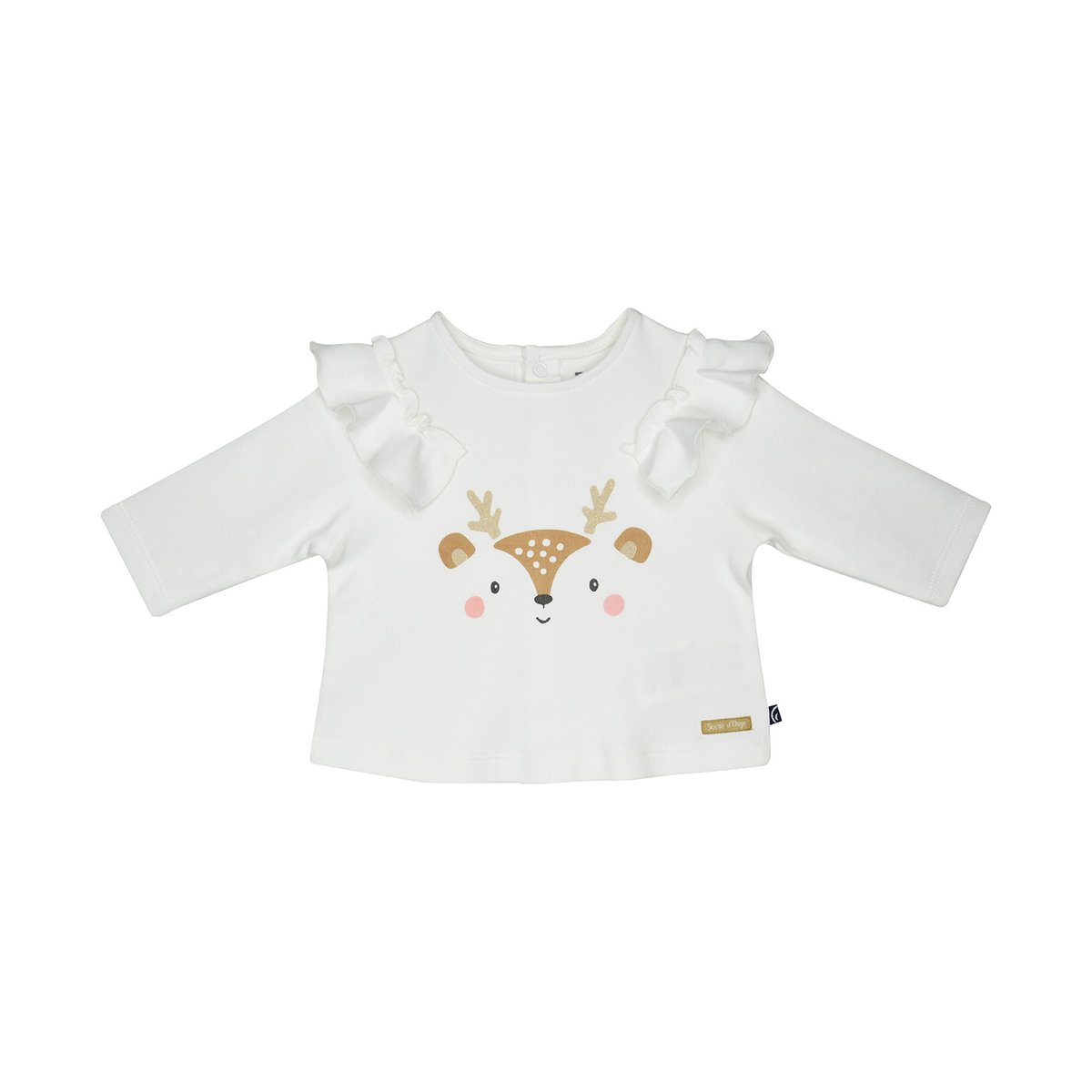 Tshirt pantalon chaussettes iva maille naissance beige, SUCRE D'ORGE