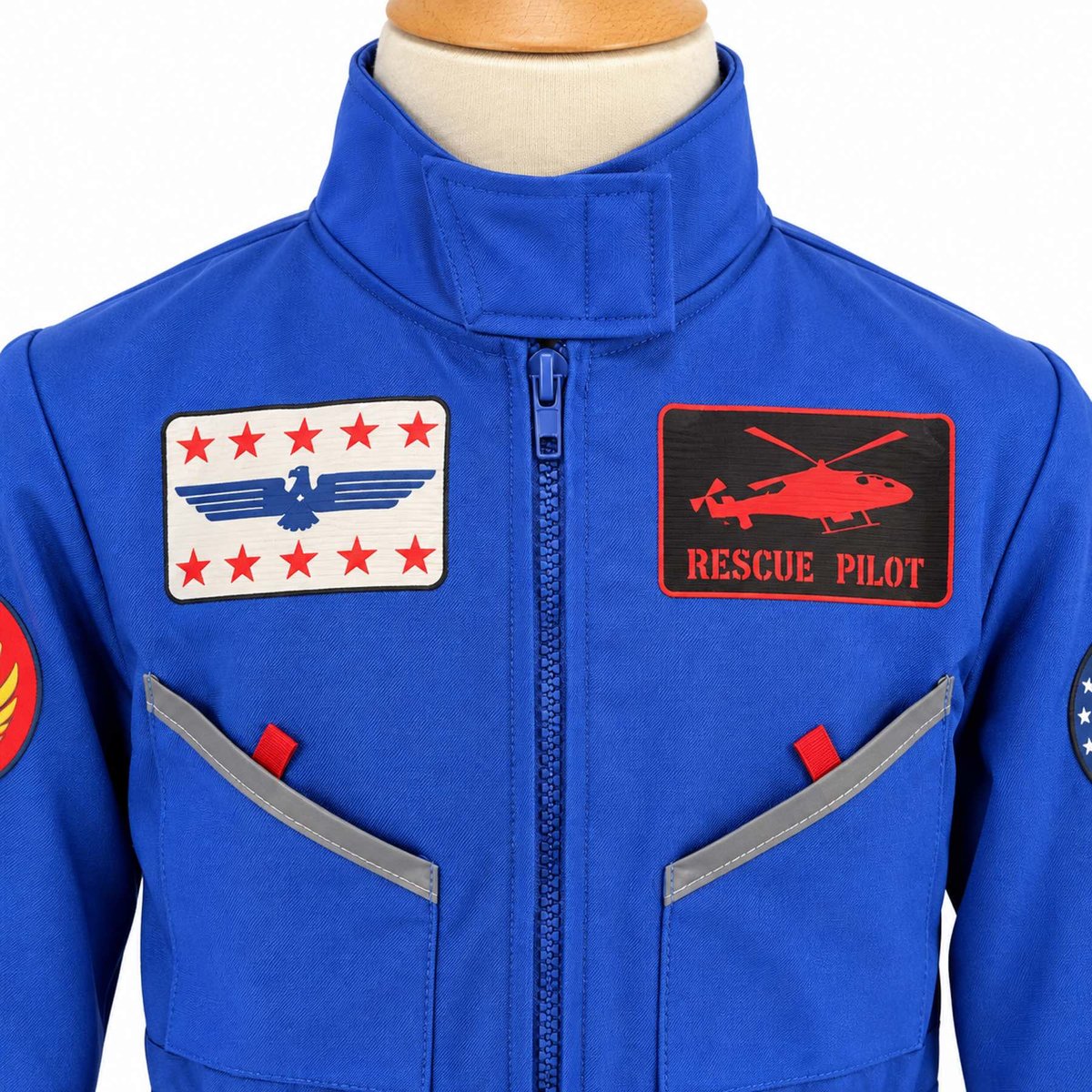 Déguisement enfant pilote d'hélicoptère bleu, SEVIRA KIDS
