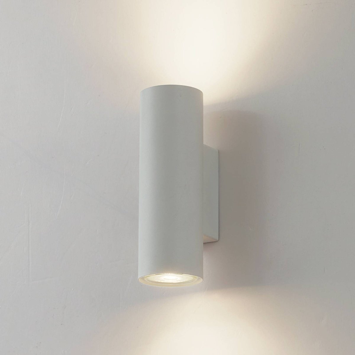 Applique en aluminium moderne, Joffrey blanc, LINDBY