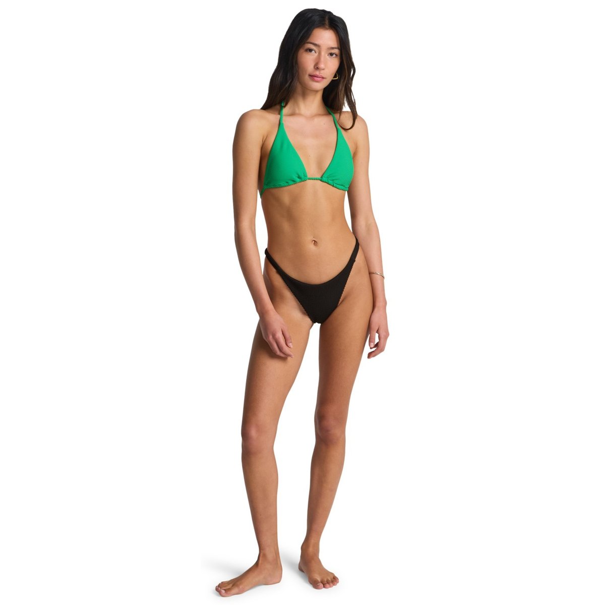 Bas de bikini échancré SUMMER HIGH MAYA noir black pebble, BILLABONG