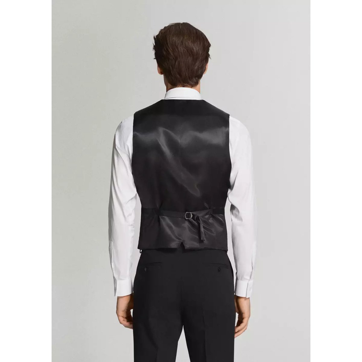 Gilet de costume Paris slim fit noir, MANGO MAN