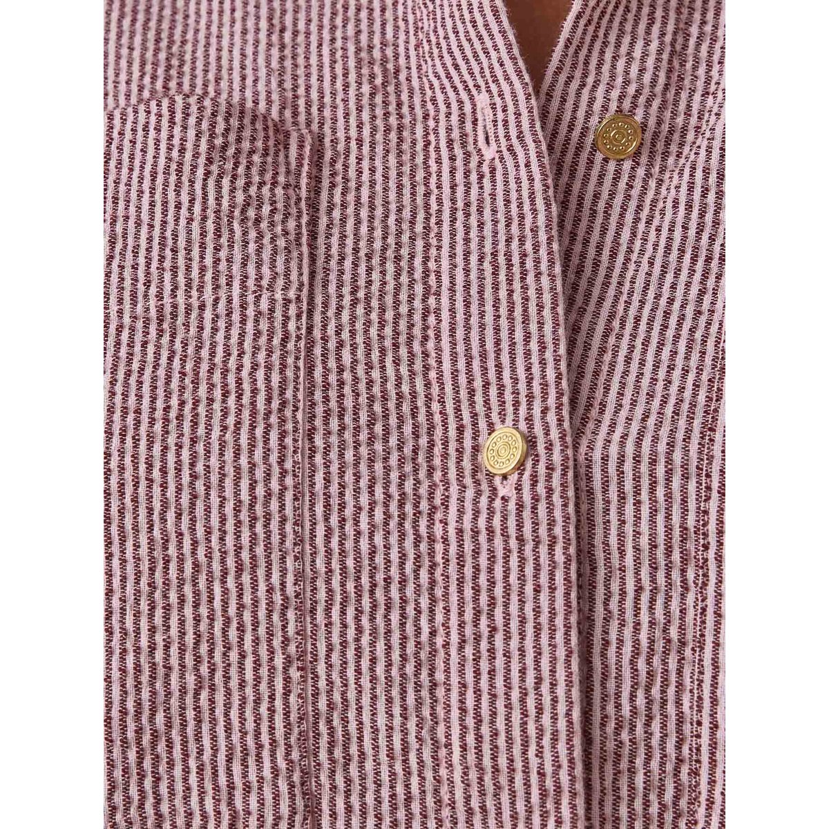 Chemisier tissu effet gaufré bordeaux, DAXON