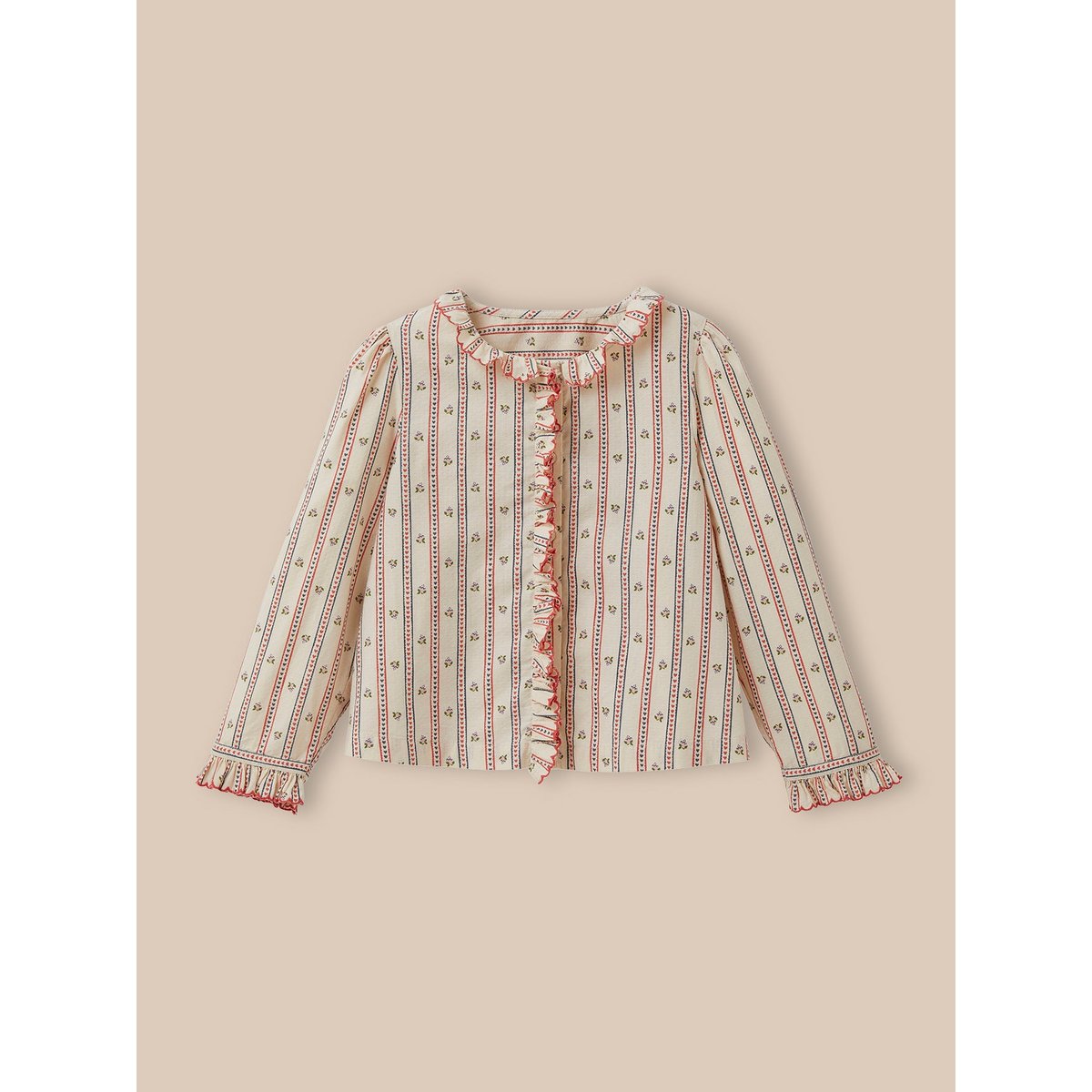 Blouse imprimée imprimé marine, CYRILLUS