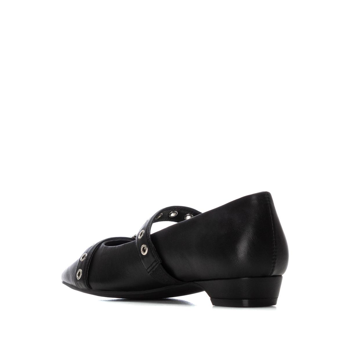 Chaussure Ballerine Plaine Décontractée Boucle noir, XTI