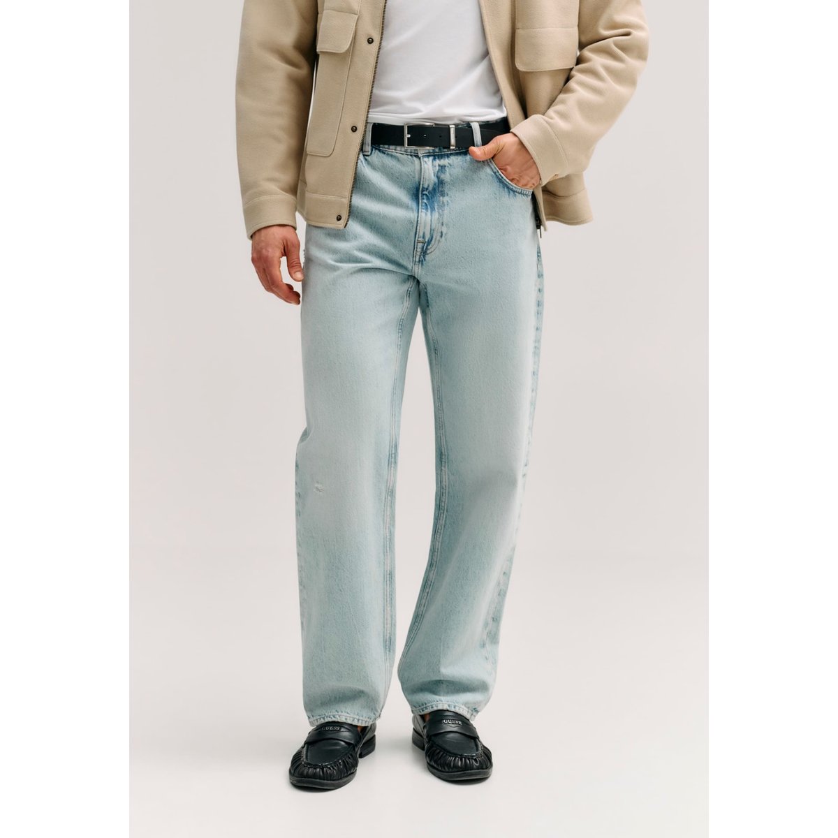 Jean Damon Straight bleu clair, GUESS
