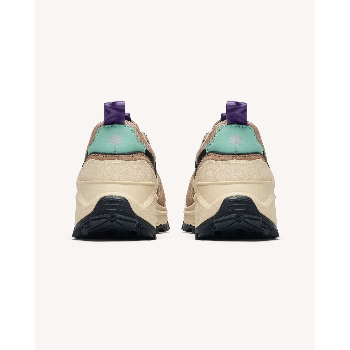 Running tissu suede HAZEL MONSTERA beige clair, FAGUO