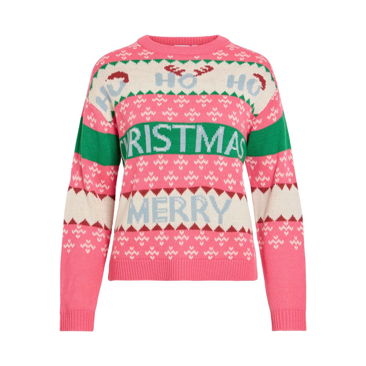Pull De Noël paradise pink1, VILA