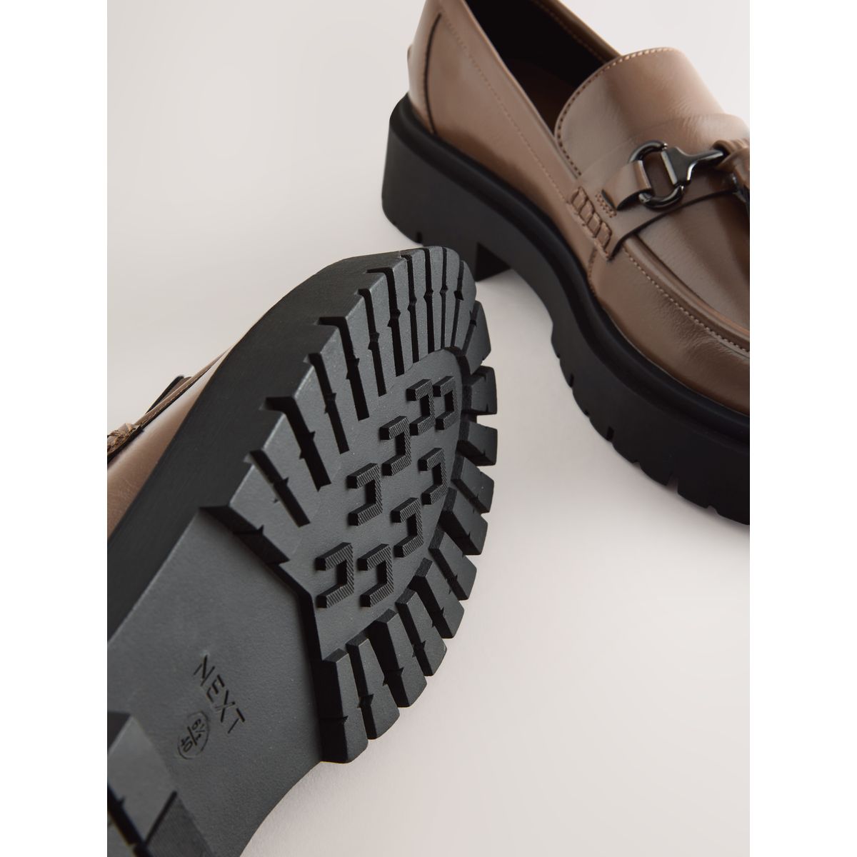 Mocassins plateforme à glands forever comfort marron moka, NEXT
