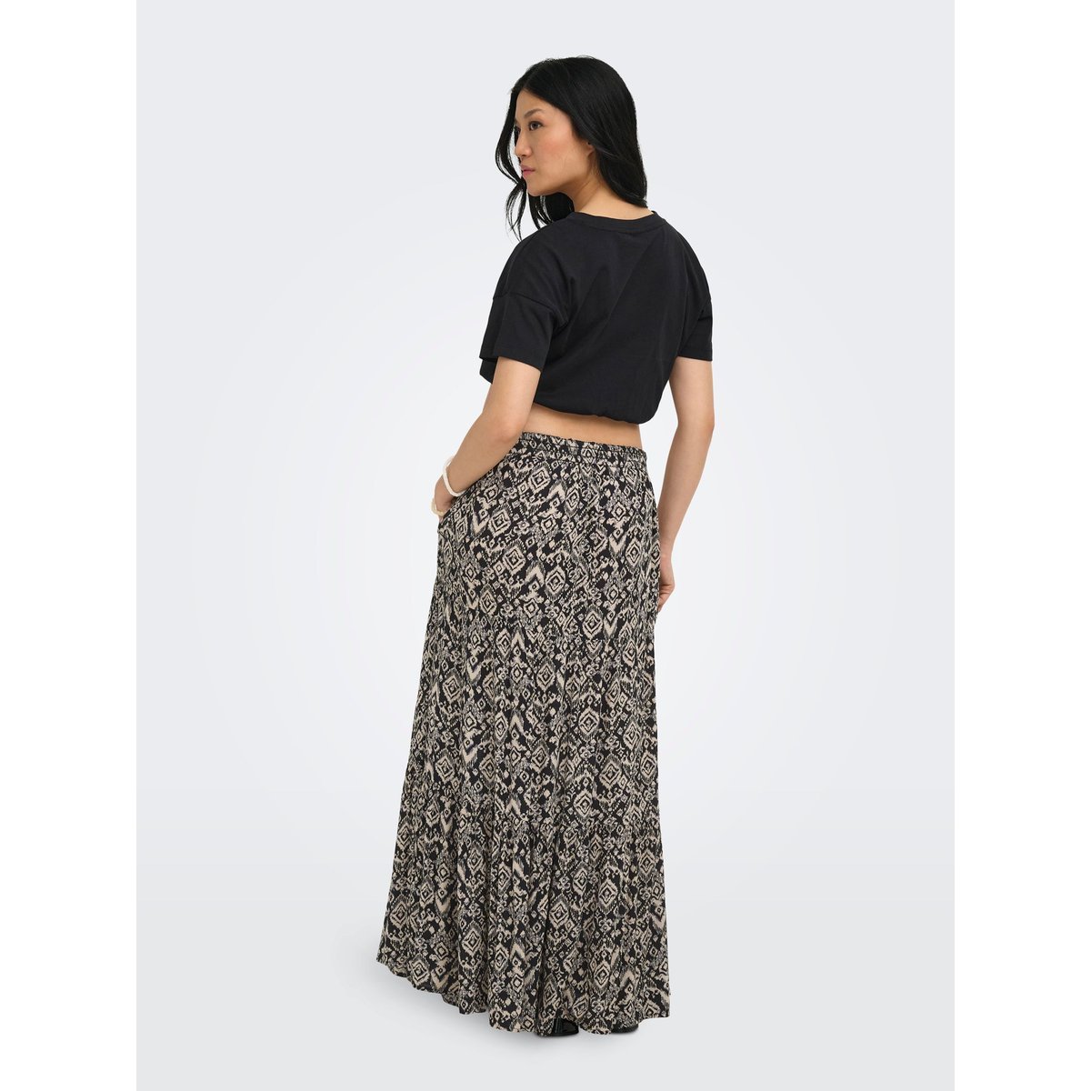 Jupe grise - pure cashmere 1, ONLY