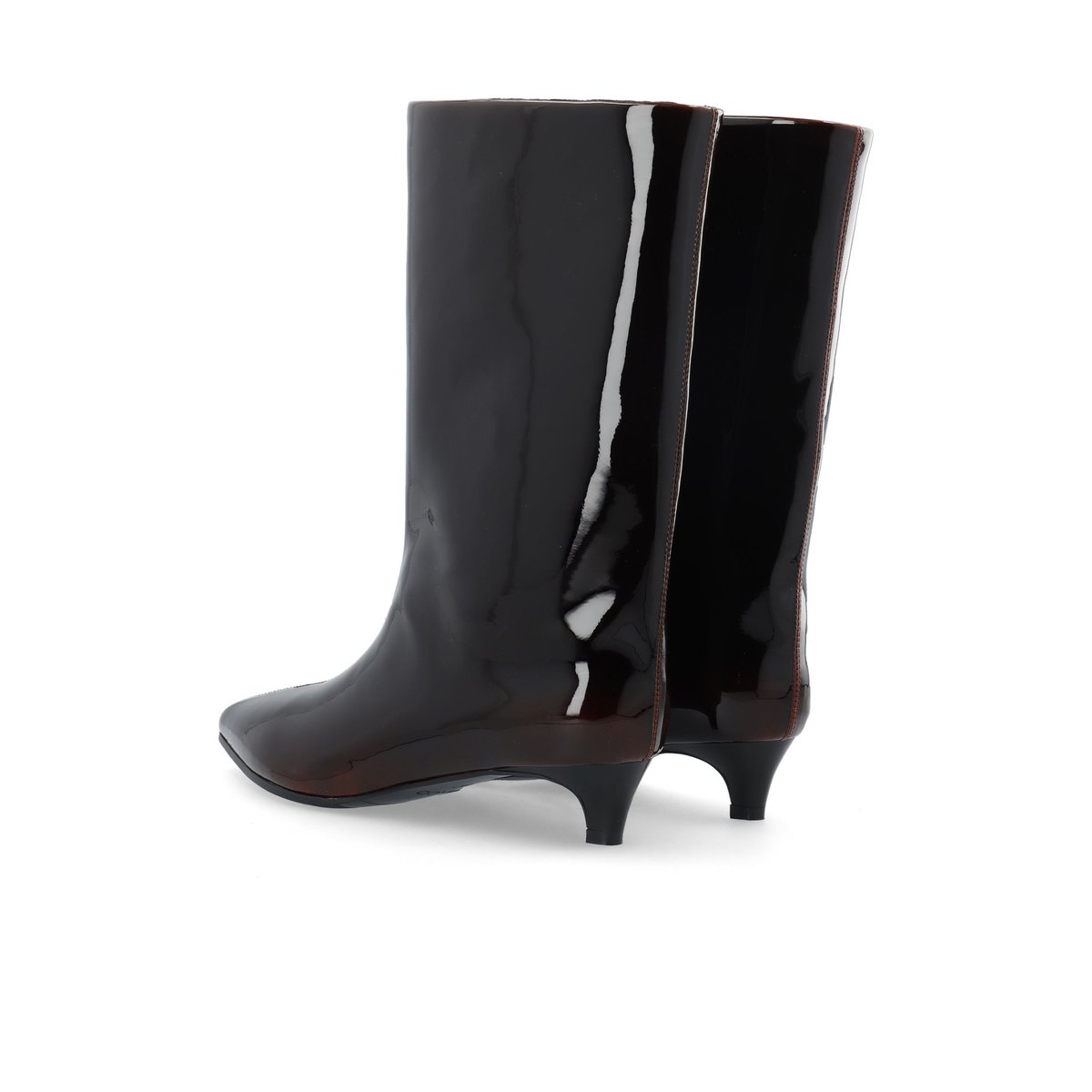Bottes marron - brownpulluppatent1, BIANCO