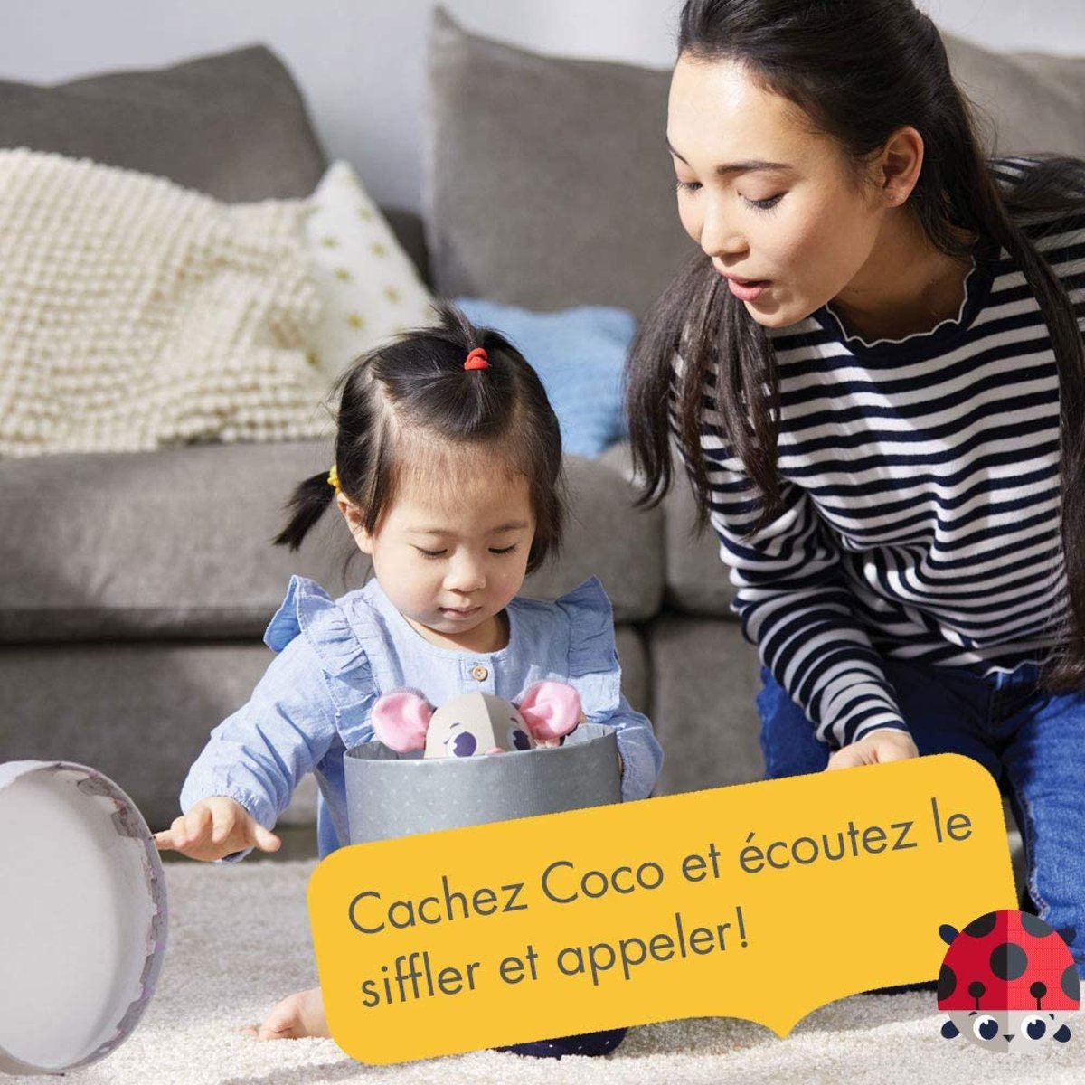 Compagnon interactif wonder buddies Coco la souris multicolore, TINY LOVE