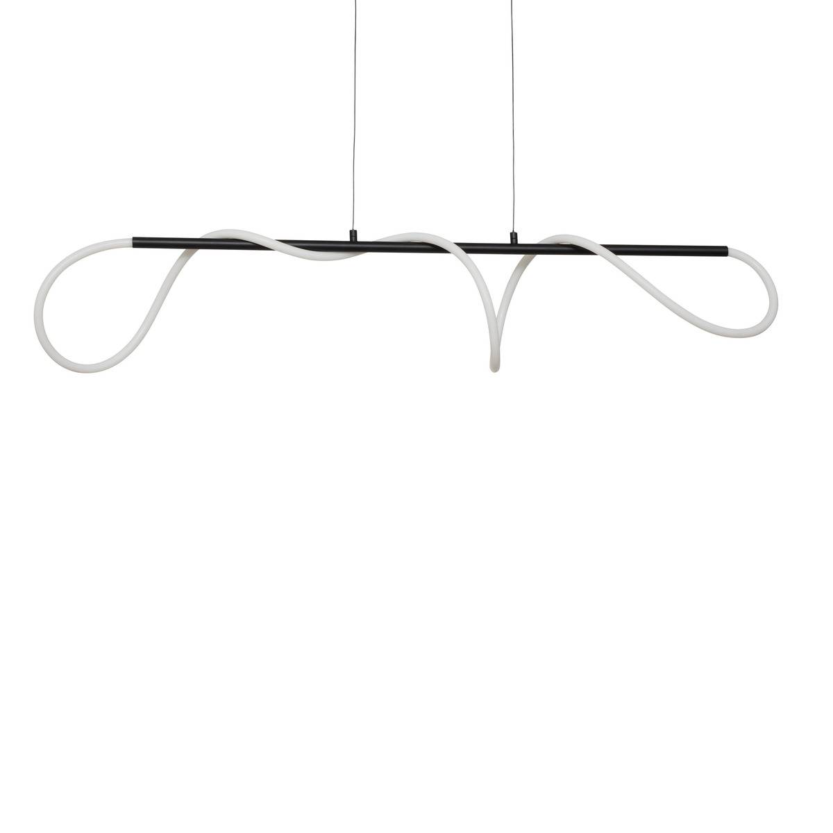 Suspension oblong SIVEO noir, ATMOSPHERA
